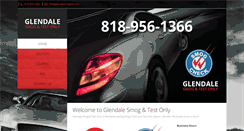 Desktop Screenshot of glendalesmogtest.com