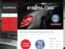 Tablet Screenshot of glendalesmogtest.com